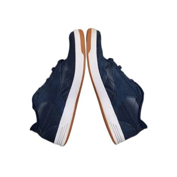 Reebok Shoes Womens 7.5 Sneakers Classic Lifestyle Trainers Blue Leather Lace Up - Picture 4 of 13